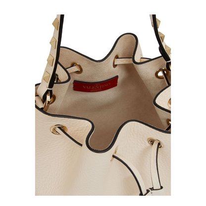 Rockstud Drawstring Bucket Bag