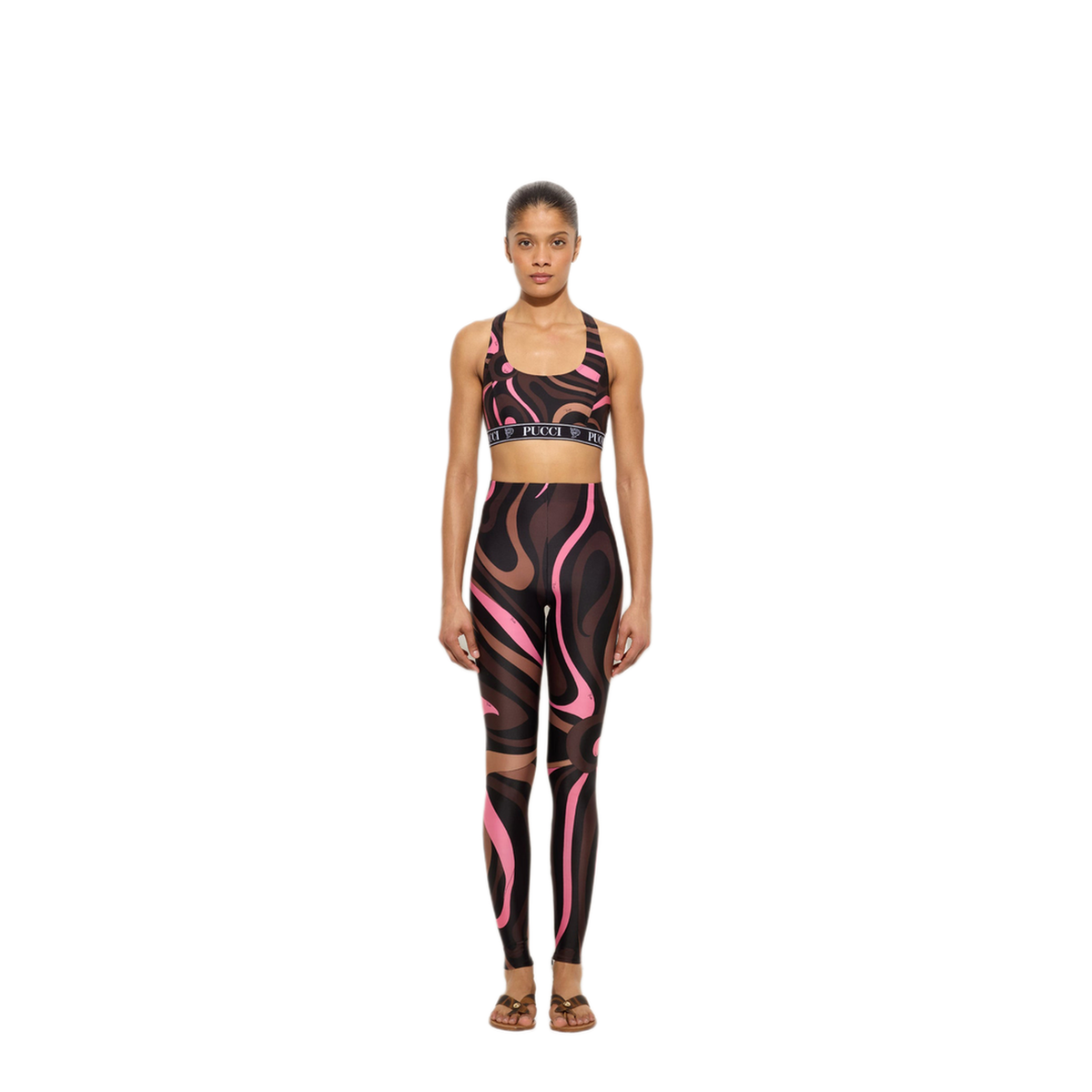 Lycra Leggings Fitted Style