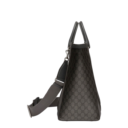 Ophidia Large Canvas Shopper Bags - Gray