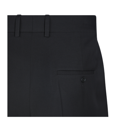 Wool Blend Tailored Pants