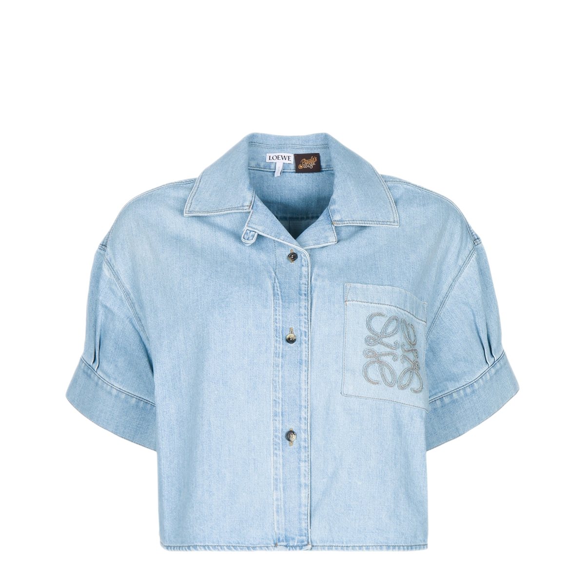 MAYFEYR - Loewe - Short Sleeve Shirt - S616Y1DX07WASHEDBLUE