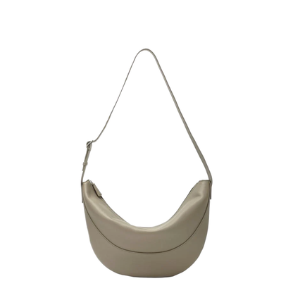 Crescent-Shaped Crossbody Bag
