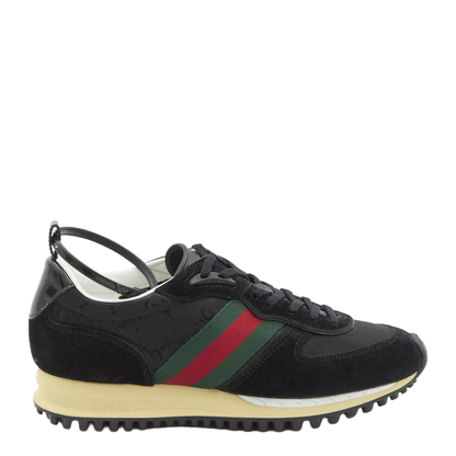 Re-Motion Sneaker in Black Suede