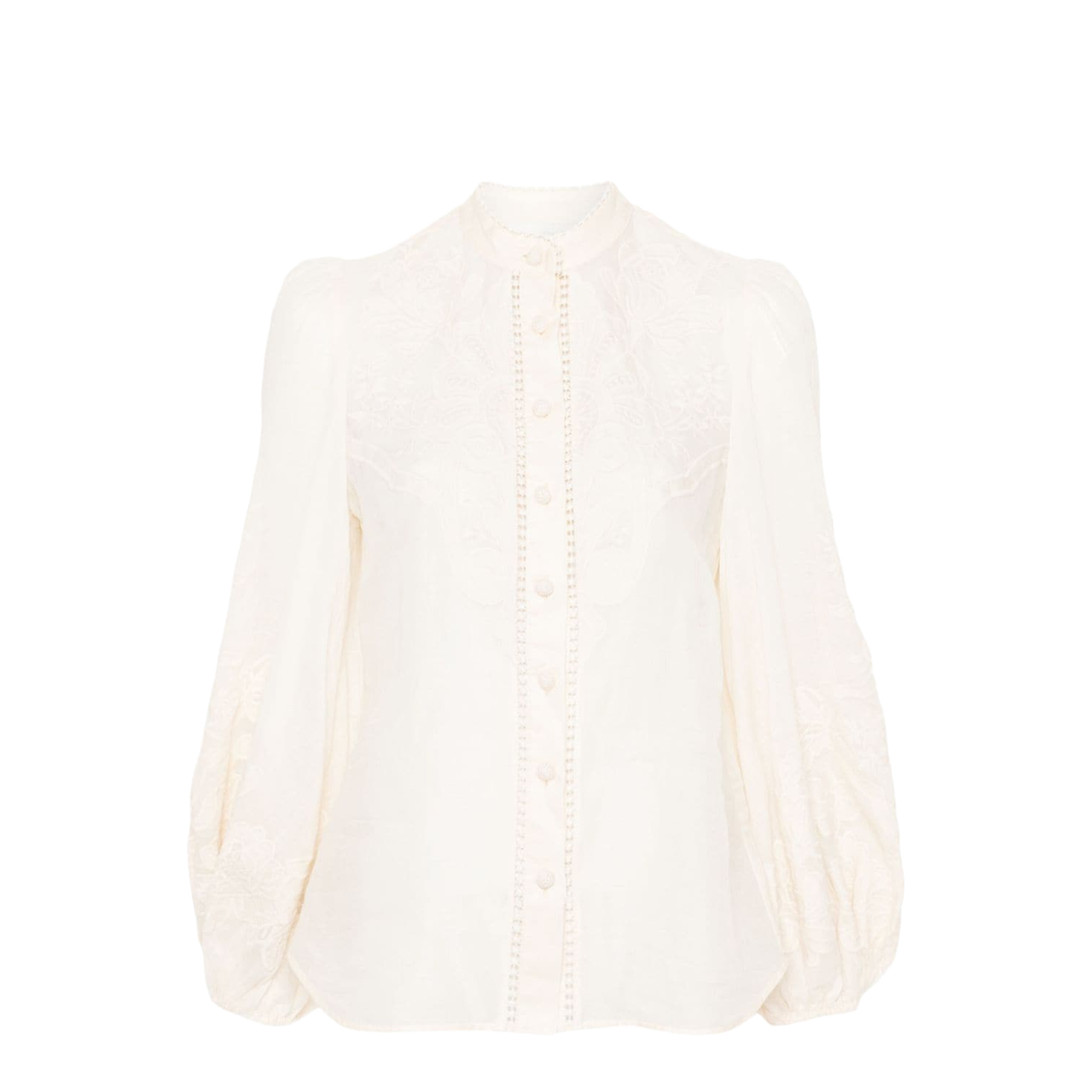 Blouse In Beige Linen