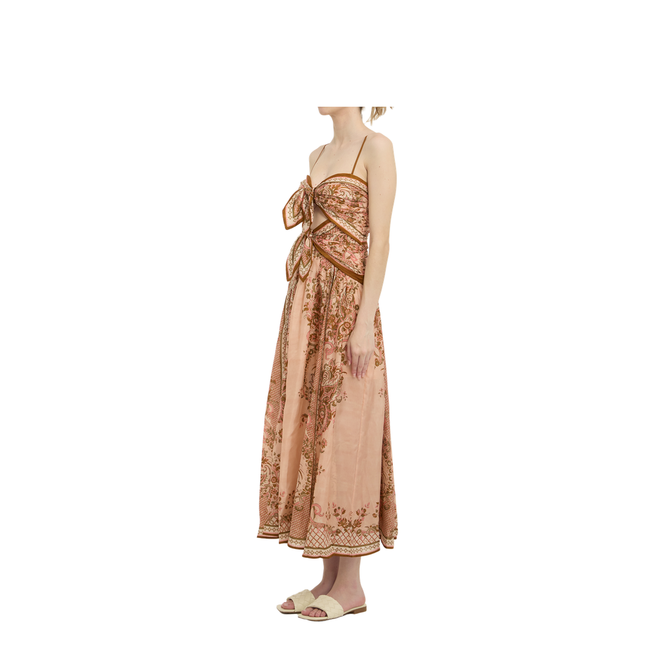 MAYFEYR - Zimmermann - Aster Scarf Print Midi Dress - 8062DSS261PPSFL