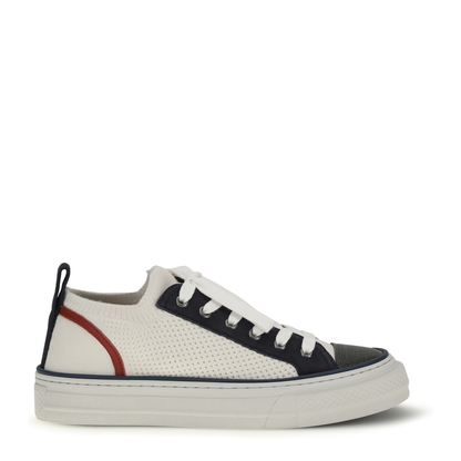 MAYFEYR - Brunello Cucinelli - Cotton Knit And Suede Sneakers With Precious Toe - MZ35G3223