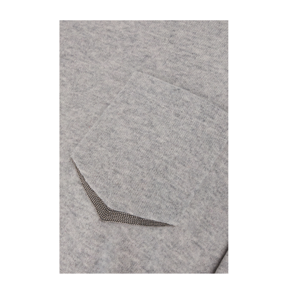 Melange Grey Cashmere Sweater