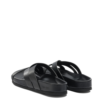 MAYFEYR - Tom Ford - Braided Leather Slides - J1586LCL527NNAA