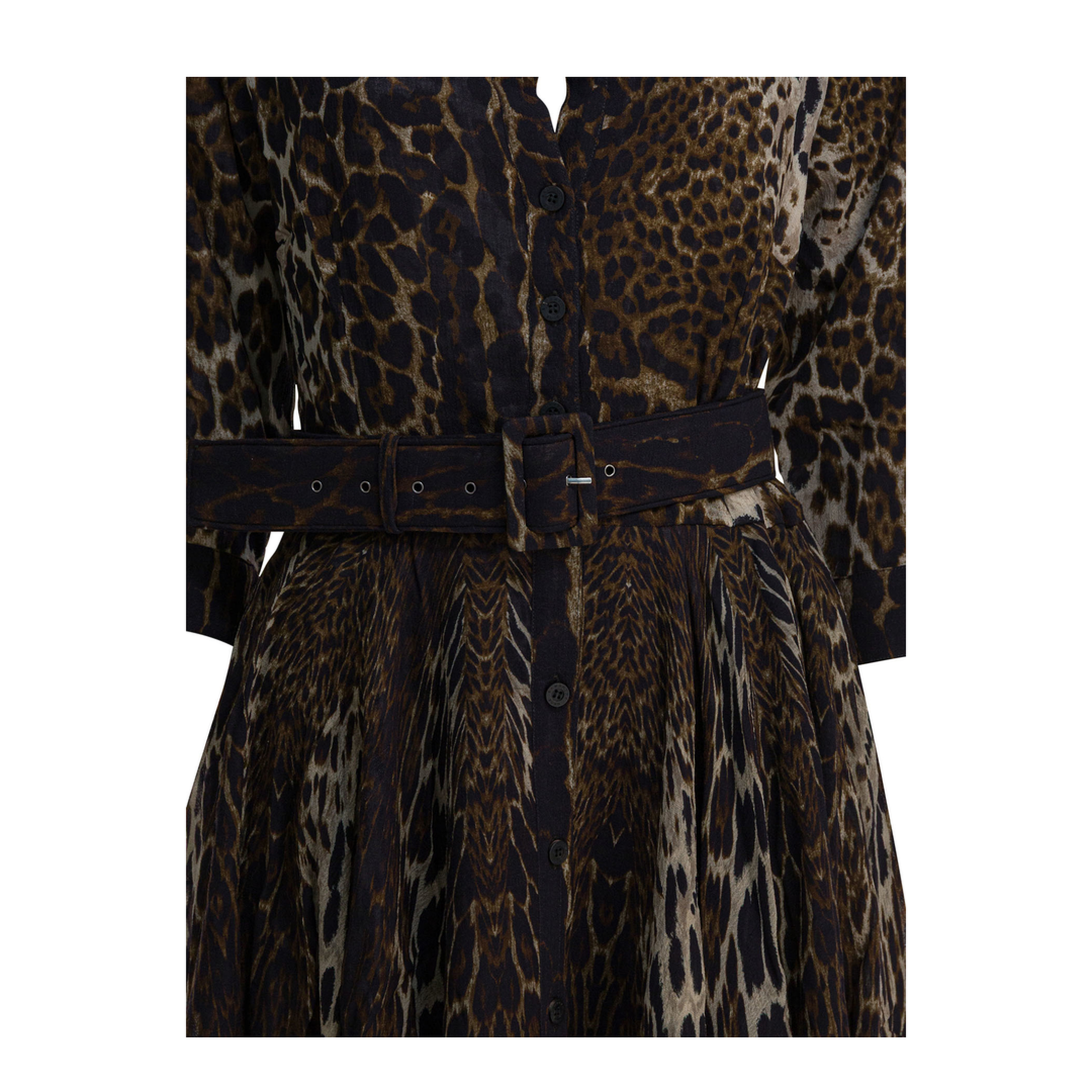 MAYFEYR - Samantha Sung - Dresses - ASTERCOLOMBOLEOPARDBIGSEPIA