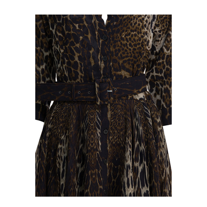 MAYFEYR - Samantha Sung - Dresses - ASTERCOLOMBOLEOPARDBIGSEPIA