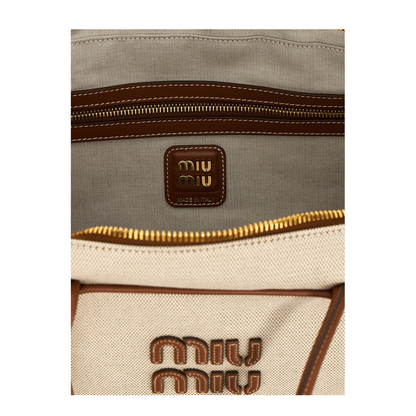 MAYFEYR - Miu Miu - Beau Canvas Handbag - 5BB163VOOOACRNF062F