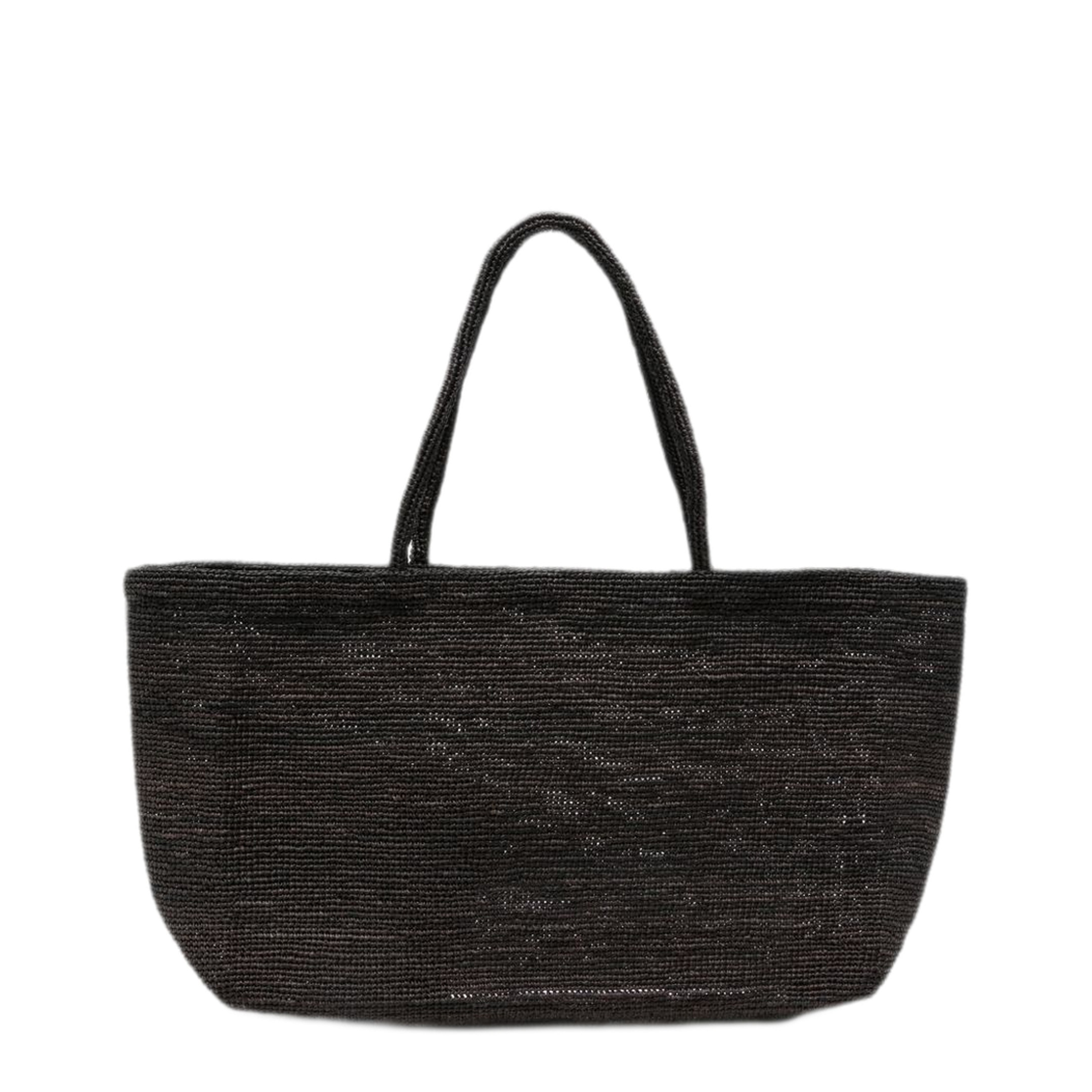 MAYFEYR - Sophie Digard - Dark Grey Woven Design Tote Bag - S246/MONO/CRUF/RFUMO