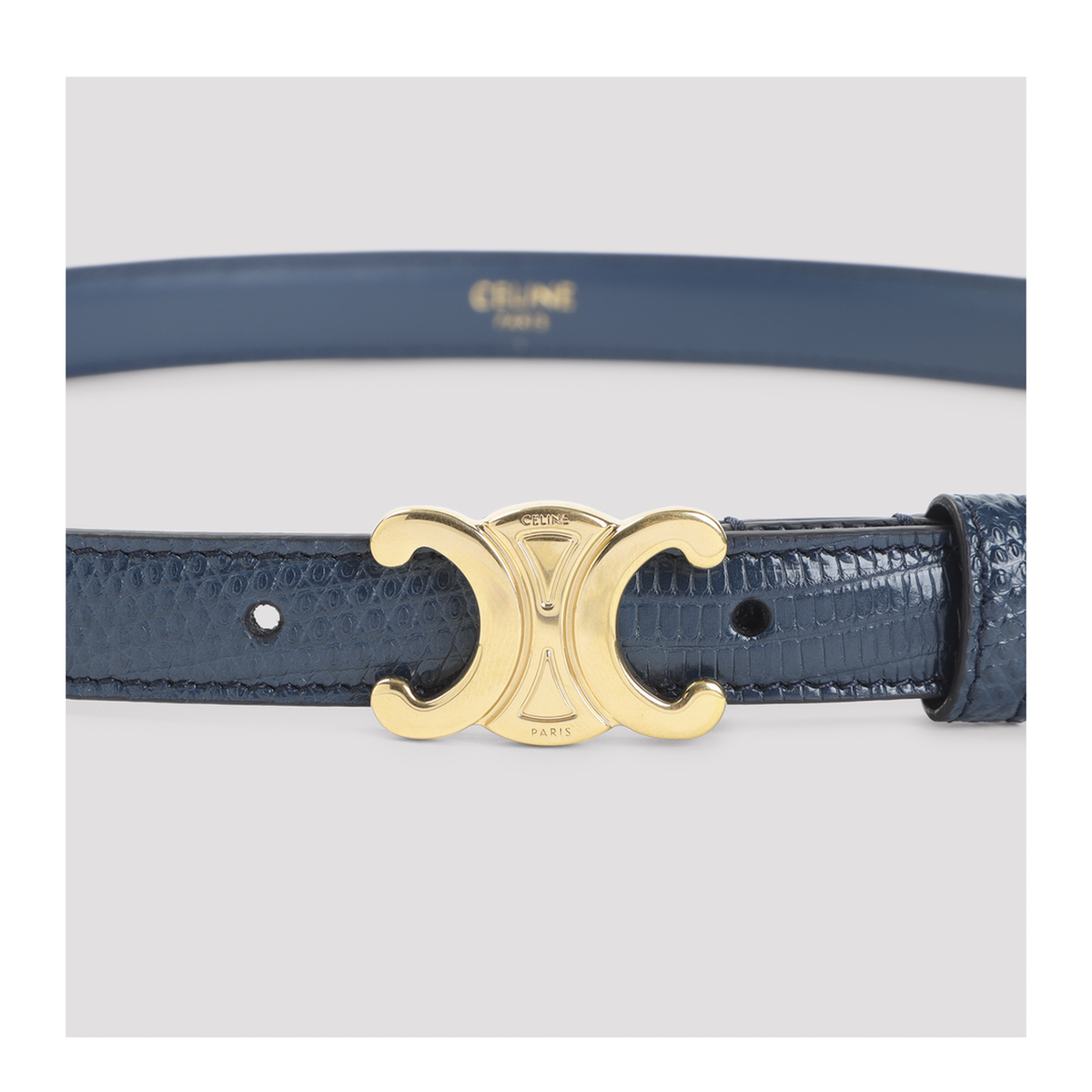 MAYFEYR - Celine - Triomphe Leather Belt - 45AX64AMF07HJ