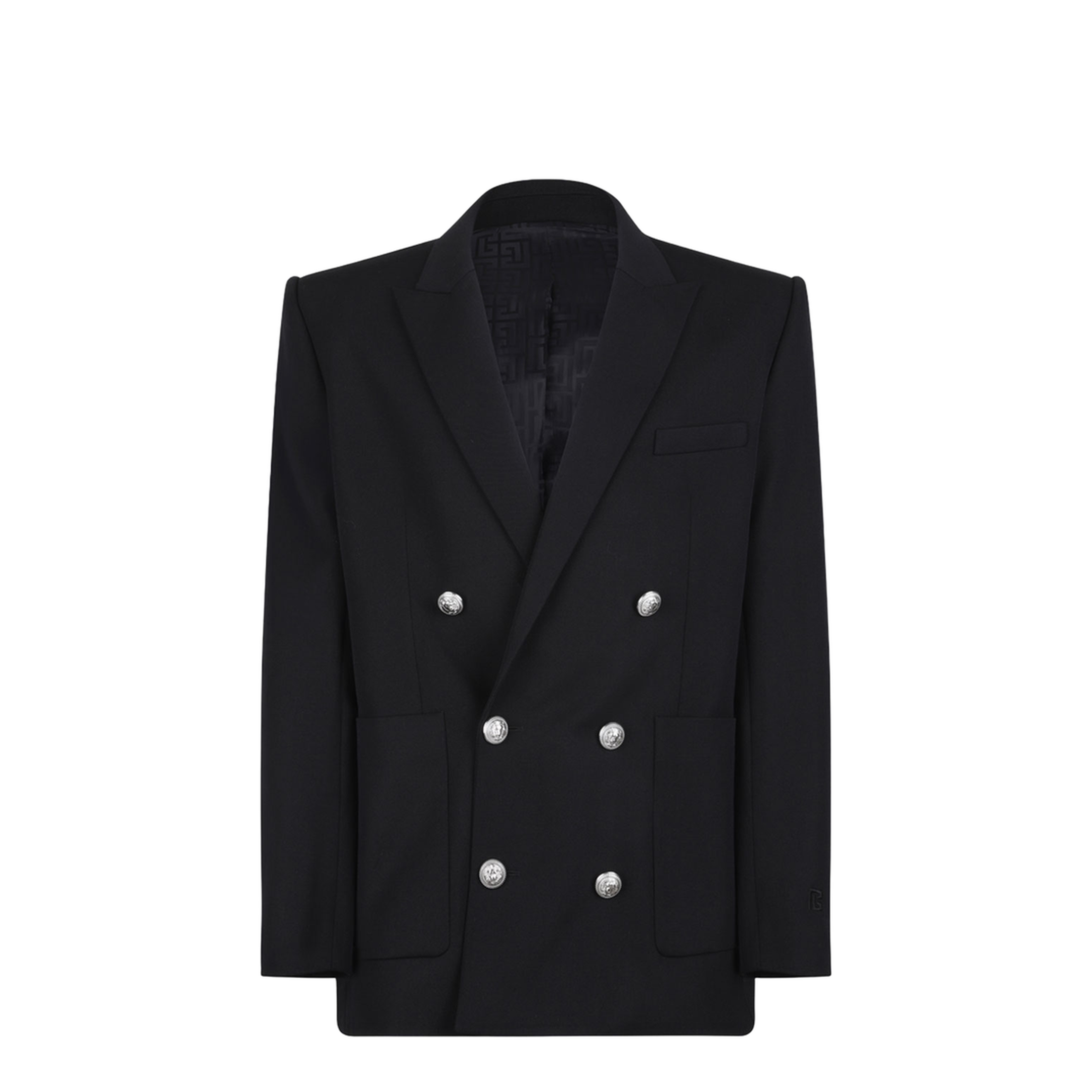 Black Virgin Wool Blazer