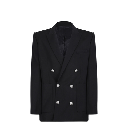 Black Virgin Wool Blazer