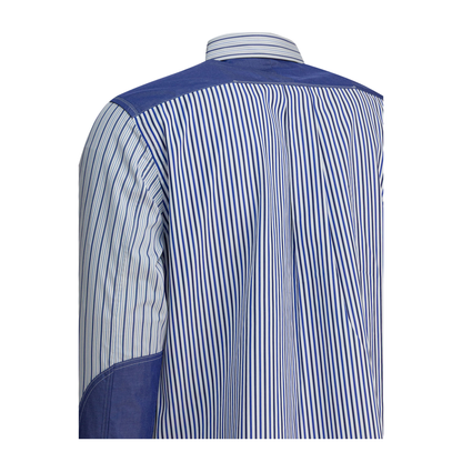 MAYFEYR -  - Cotton Striped Shirt - WPB015W251WHNVXWHBLU