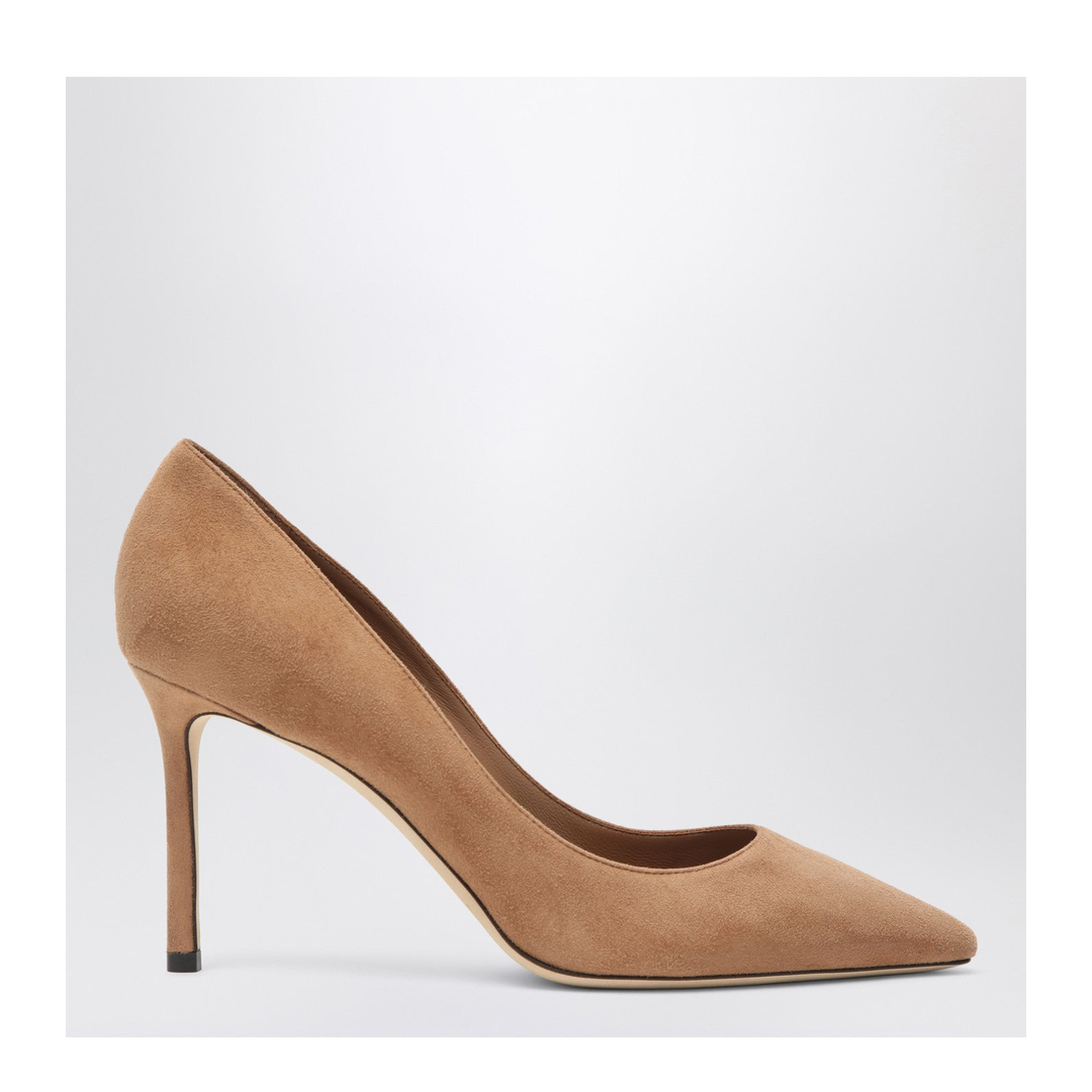 Romy 85 Pumps in Toffee Colour Suede