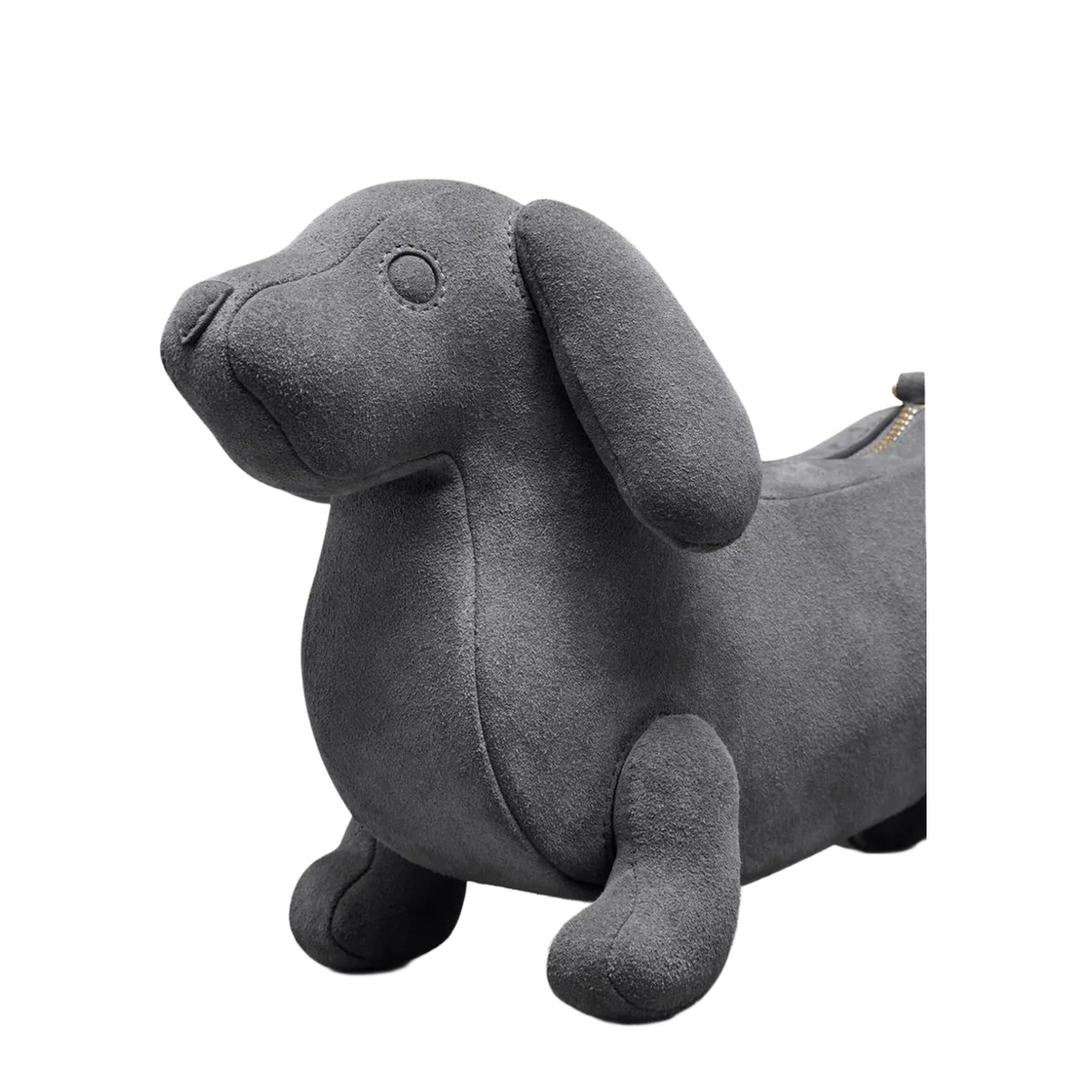 Hector Suede Shoulder Bag Grey