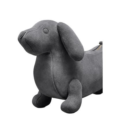 Hector Suede Shoulder Bag Grey