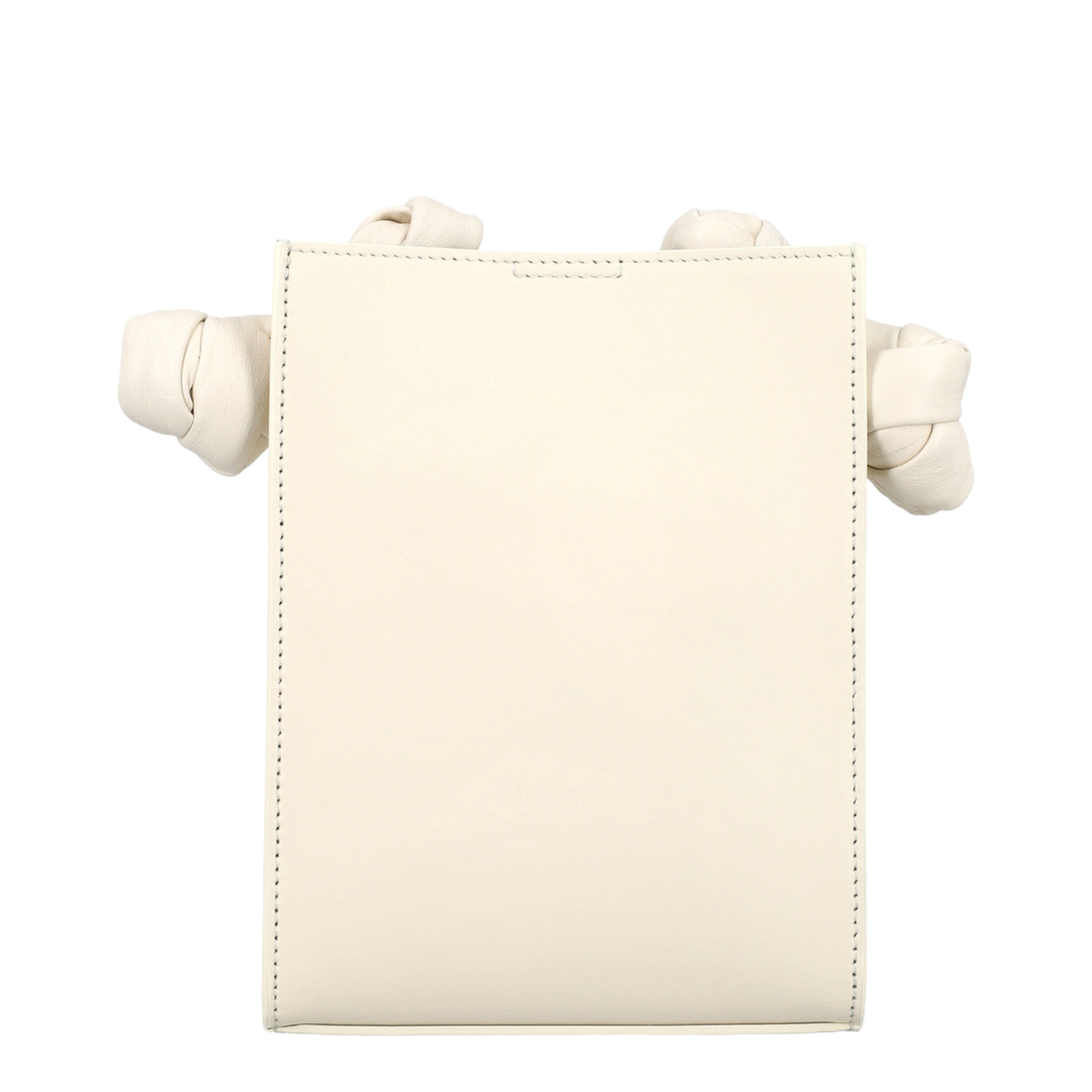 Ivory Leather Tangle Shoulder Bag