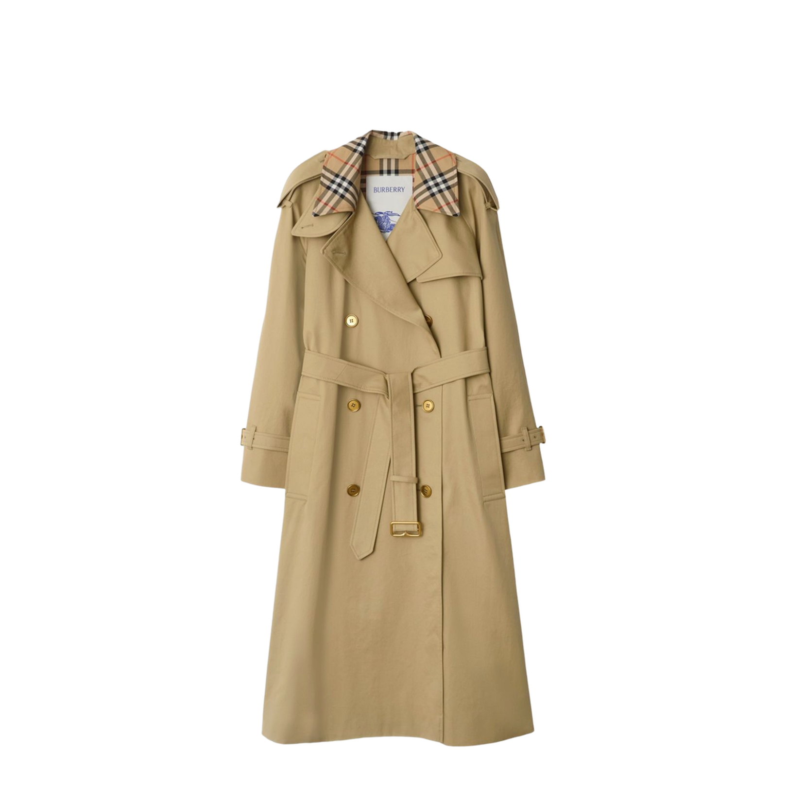 Double-breasted trench coat