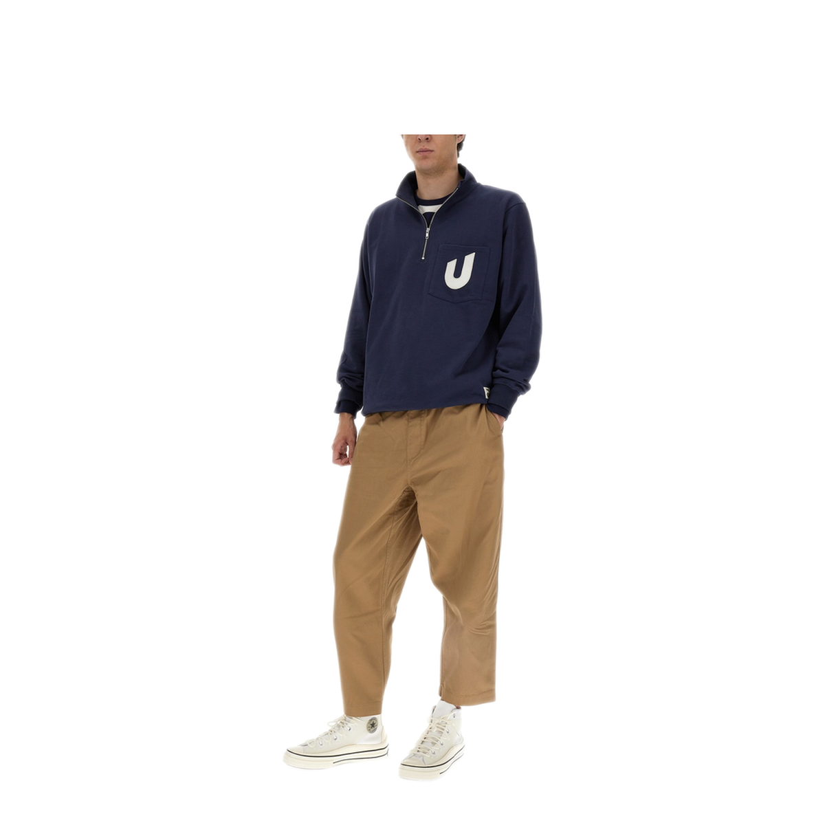MAYFEYR - YMC - Logo Sweatshirt - UMJM0646OGKNAVY