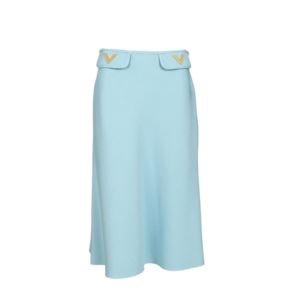 Skirt Solid Viscose Canvas