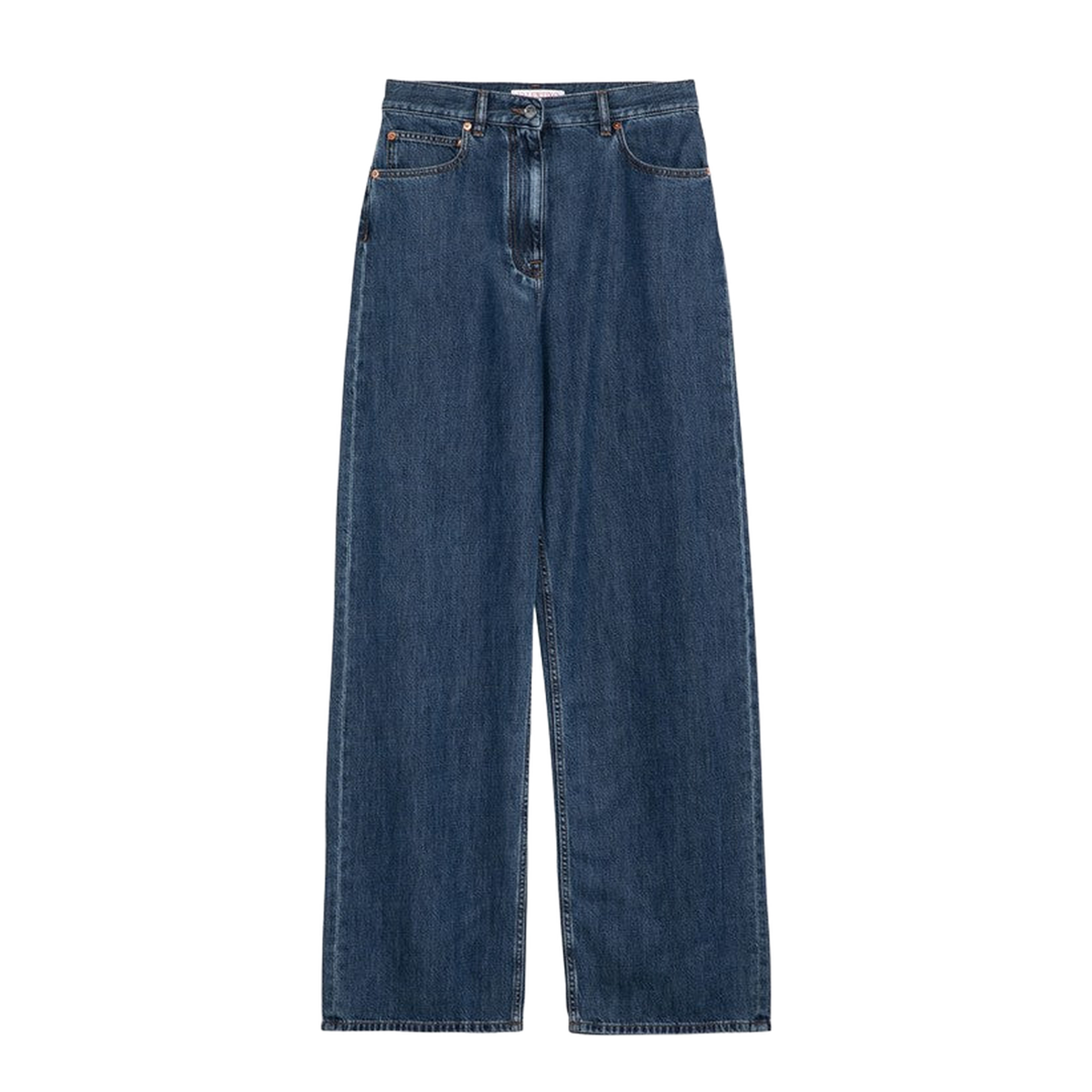 Blue Wide Denim Jeans