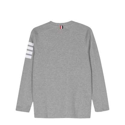4-Bar Stripe Cotton Sweatshirt