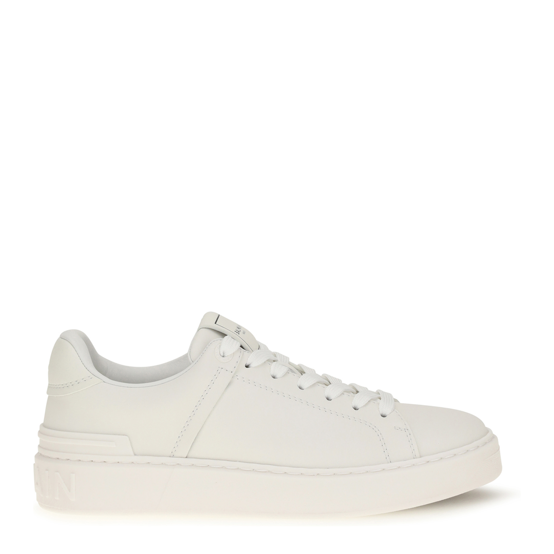 MAYFEYR - Balmain - B Court Leather Sneakers - HN1VI690LVTR0FA