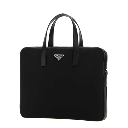 Ventiquattrore Re-Nylon and Saffiano Work Bag
