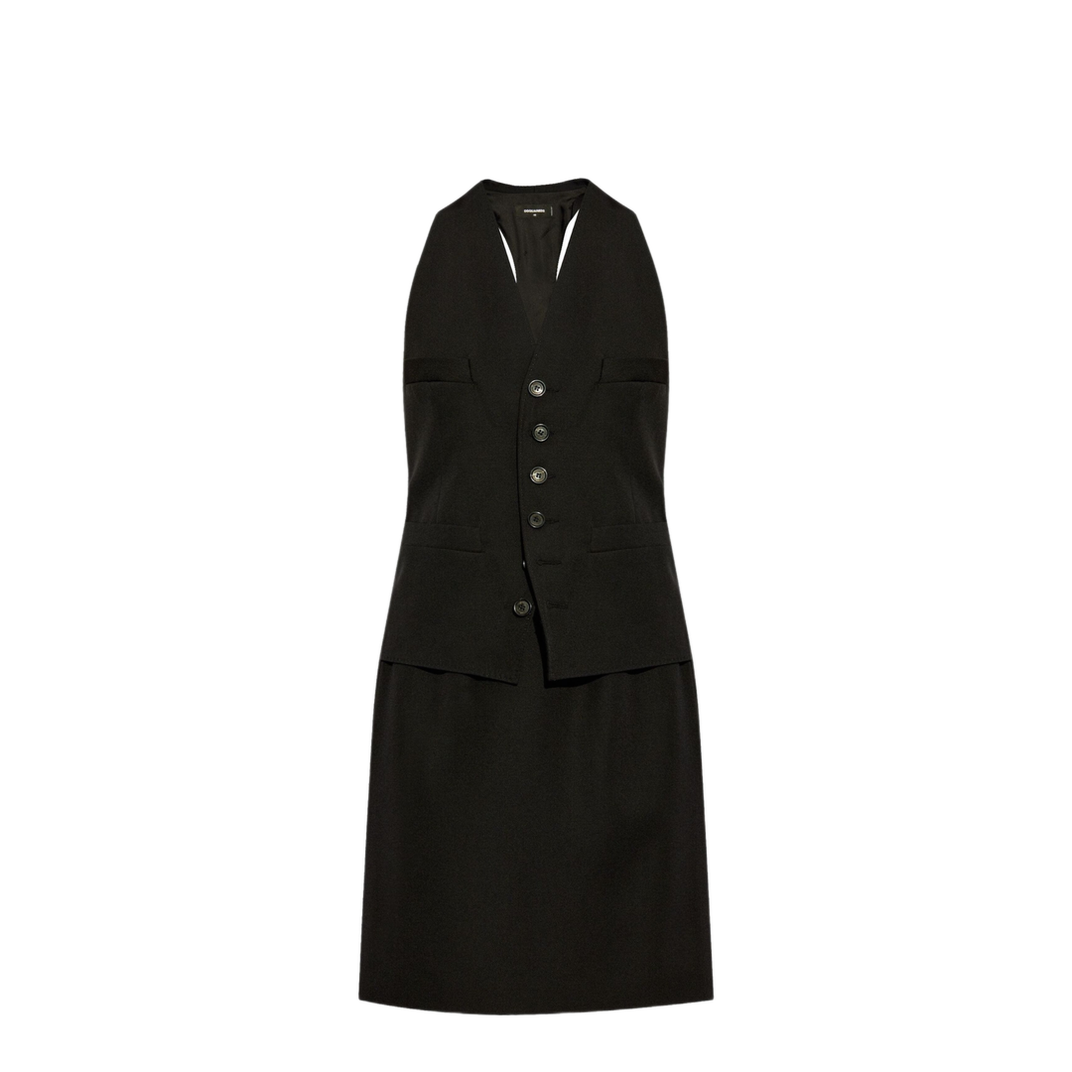 MAYFEYR - Dsquared2 - V-Neck Wool Dress - S75CV0858S78136900
