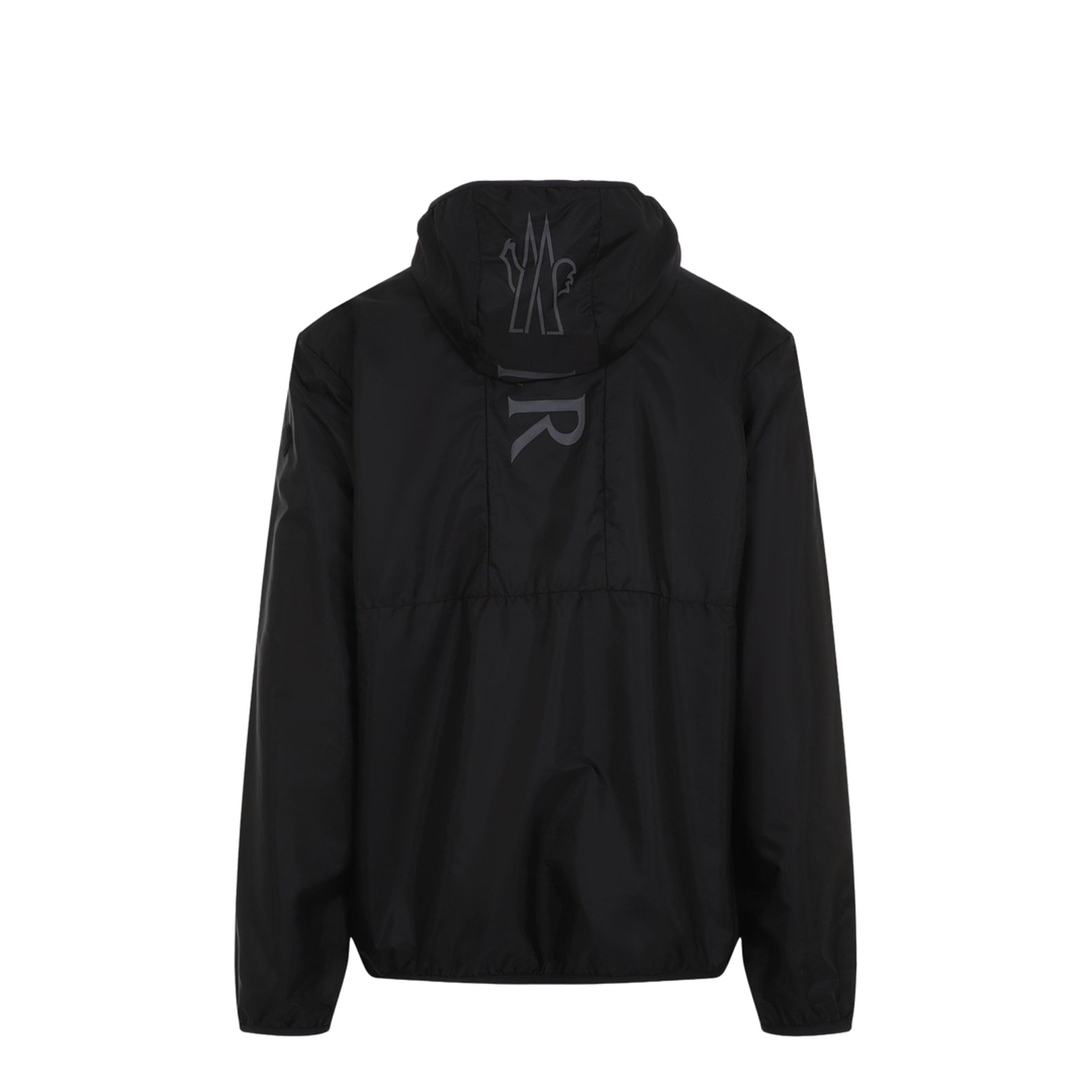 Black Granier Hooded Windbreaker