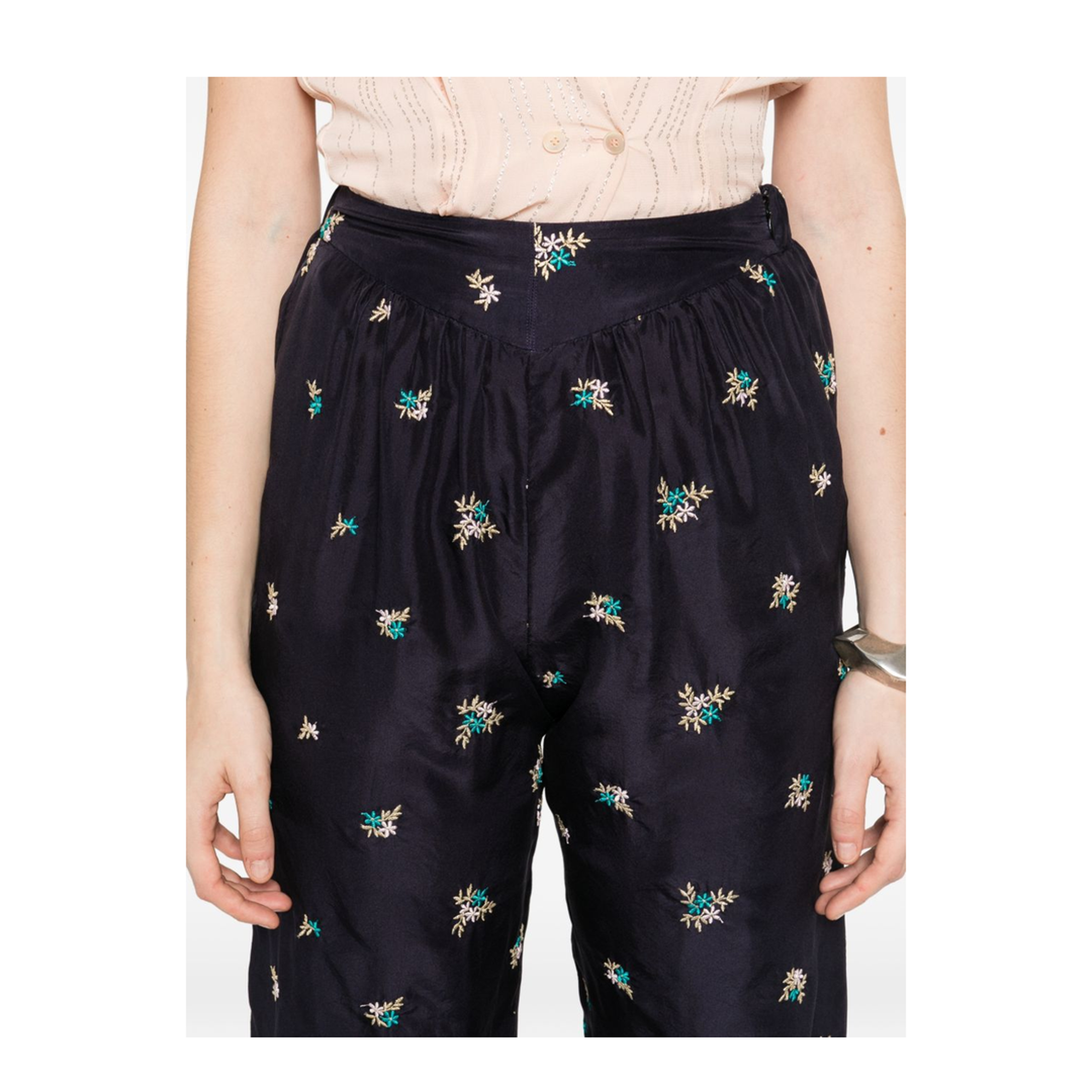 MAYFEYR - Forte Forte - Trousers Blue - 14869MYPANTSMIDNIGHT