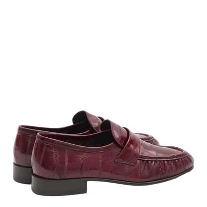 Eel leather loafers