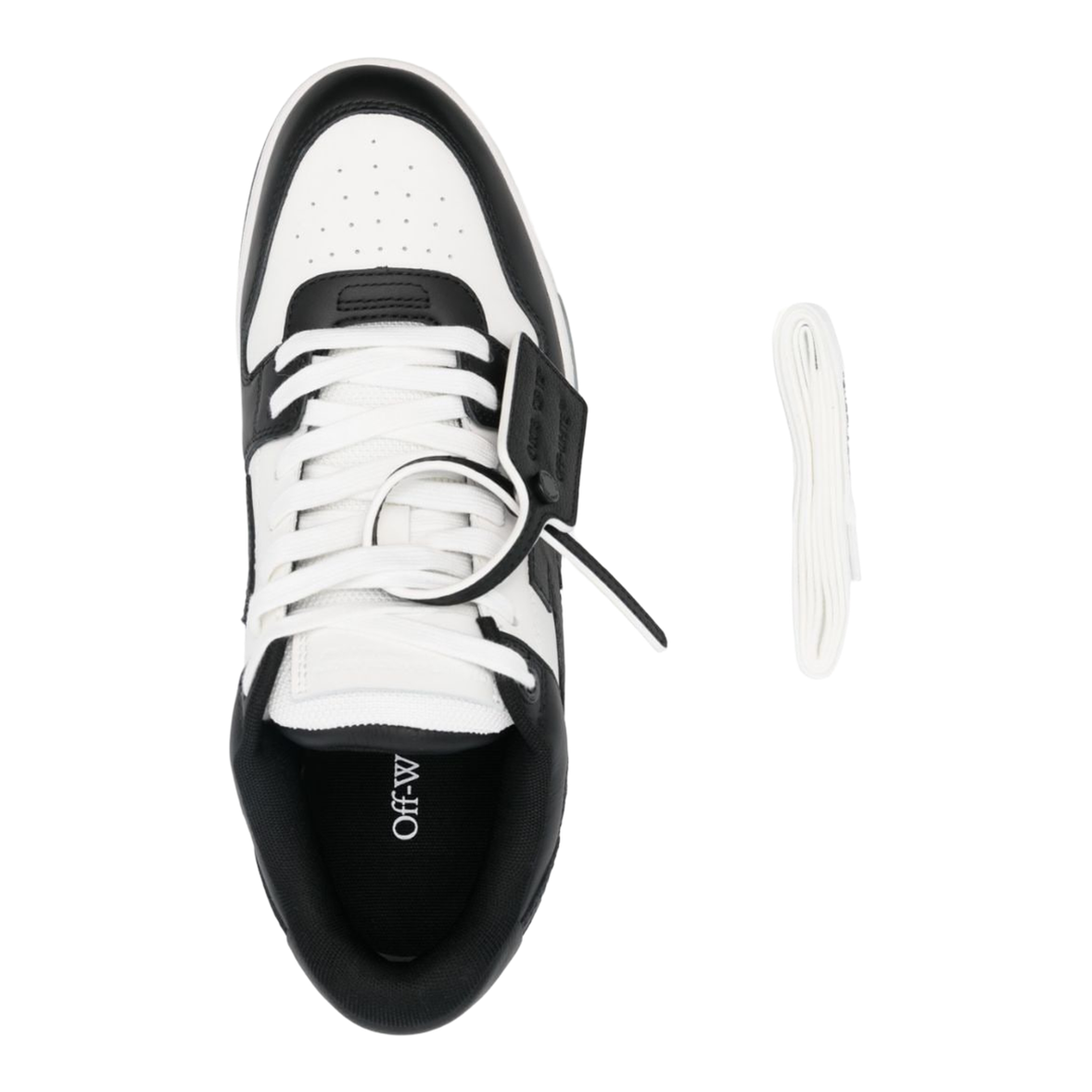 Out Of Office Leather Sneakers - Black