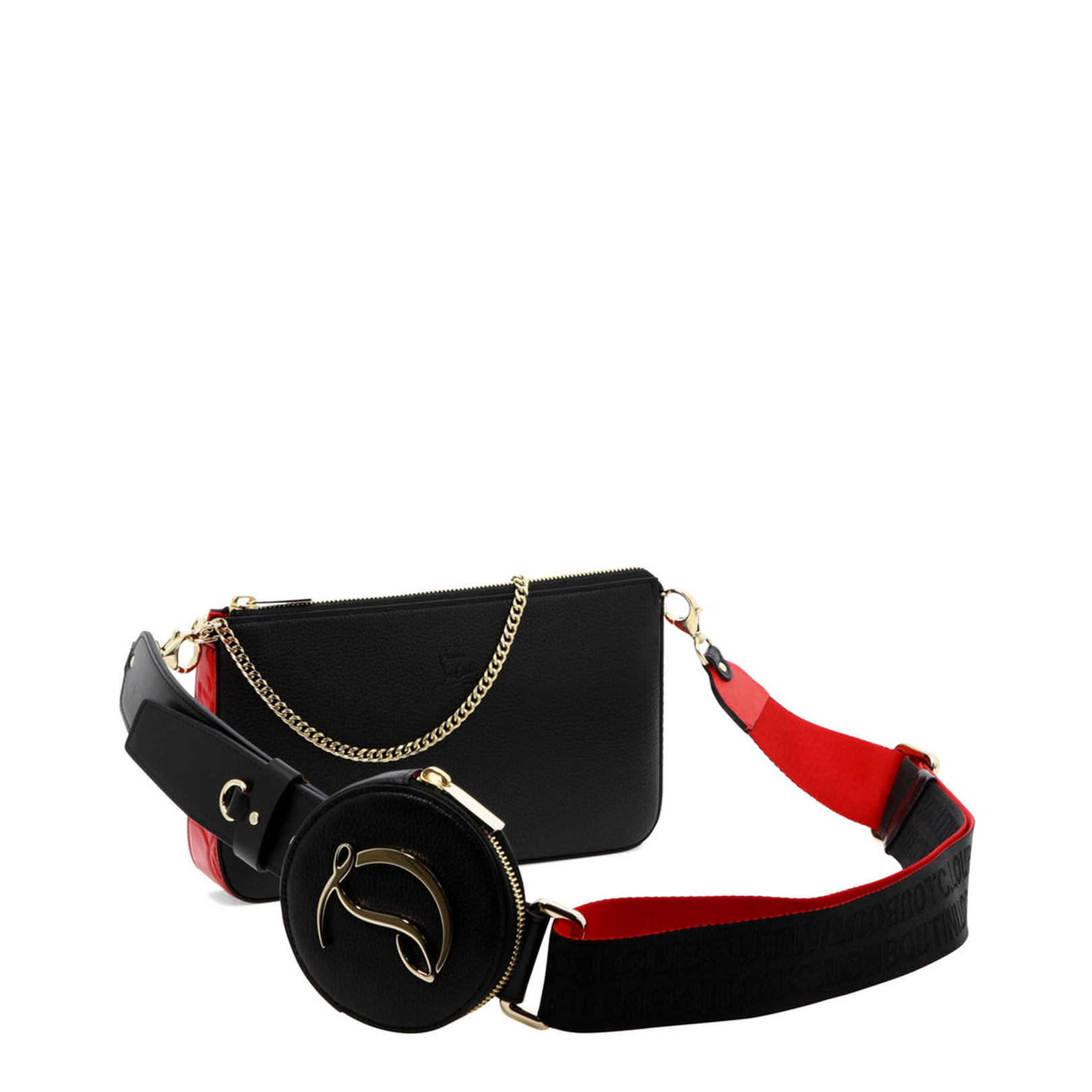 Adjustable and Removable Nylon Double Chain Bag