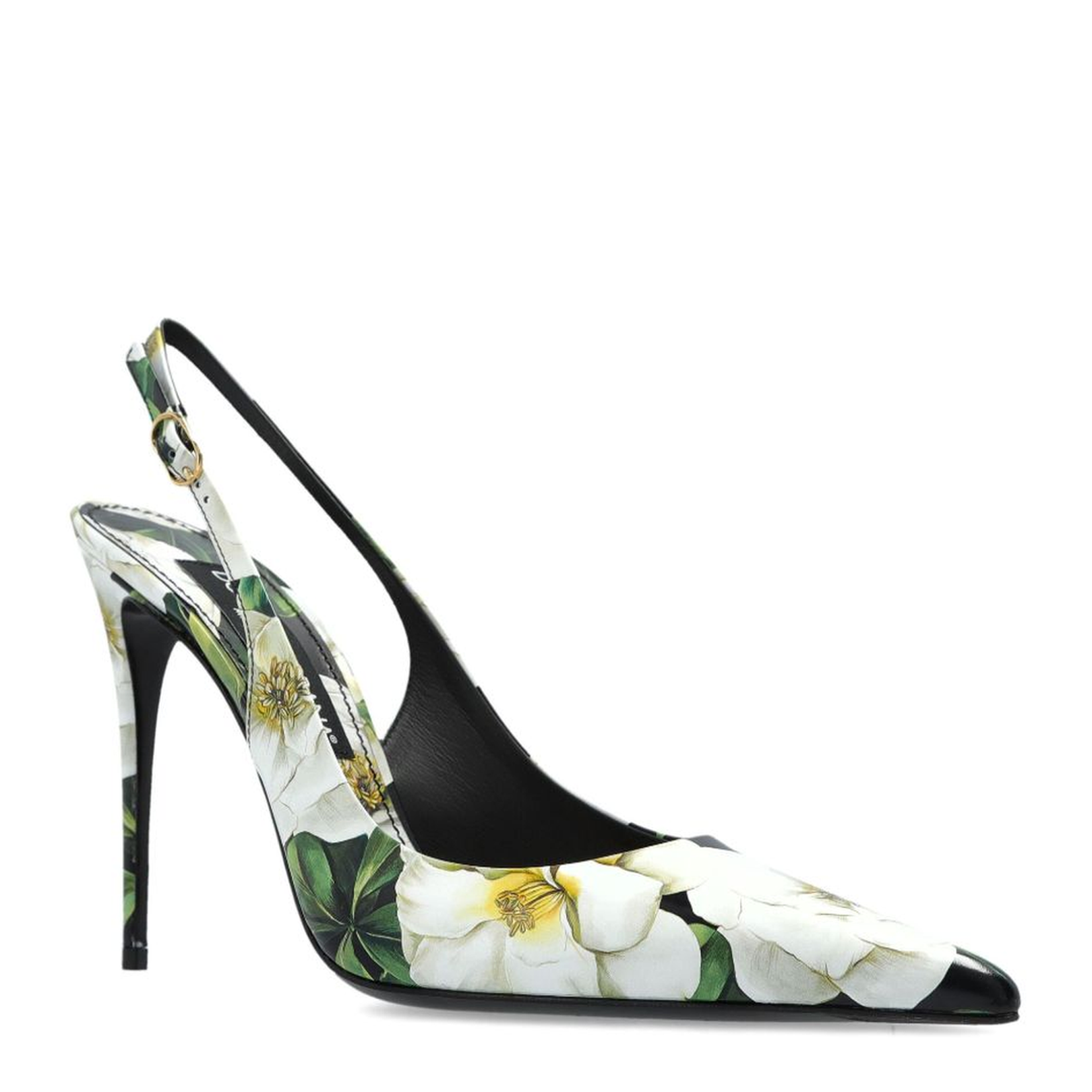 Buckle-Fastening Slingback Strap Stiletto Heel