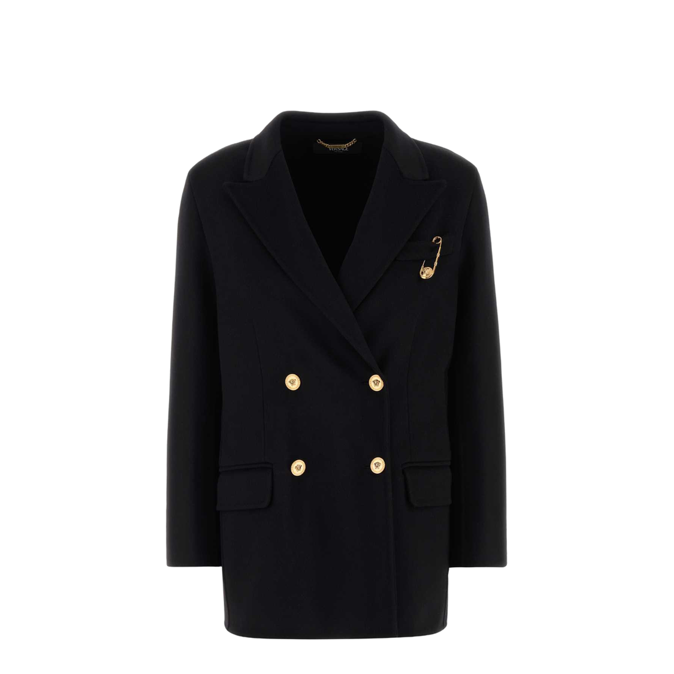 Wool and Cachemire Double-breasted Coat