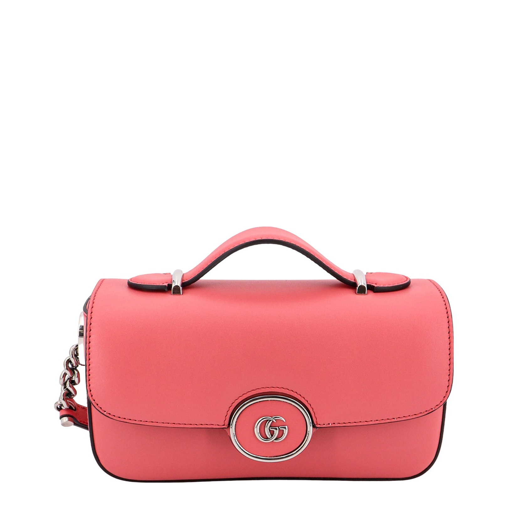 GG Milano Small Leather Crossbody Bags - Coral