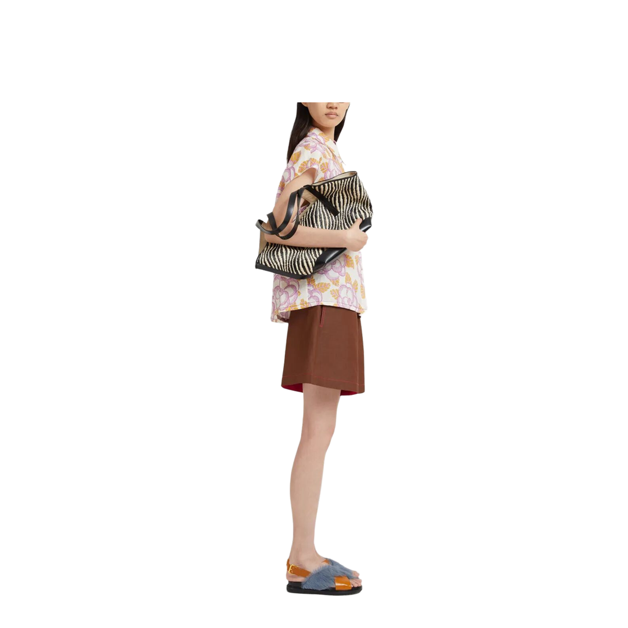 MAYFEYR - Marni - Floral Cap-Sleeved Shirt - CAMA0675S0UTR028