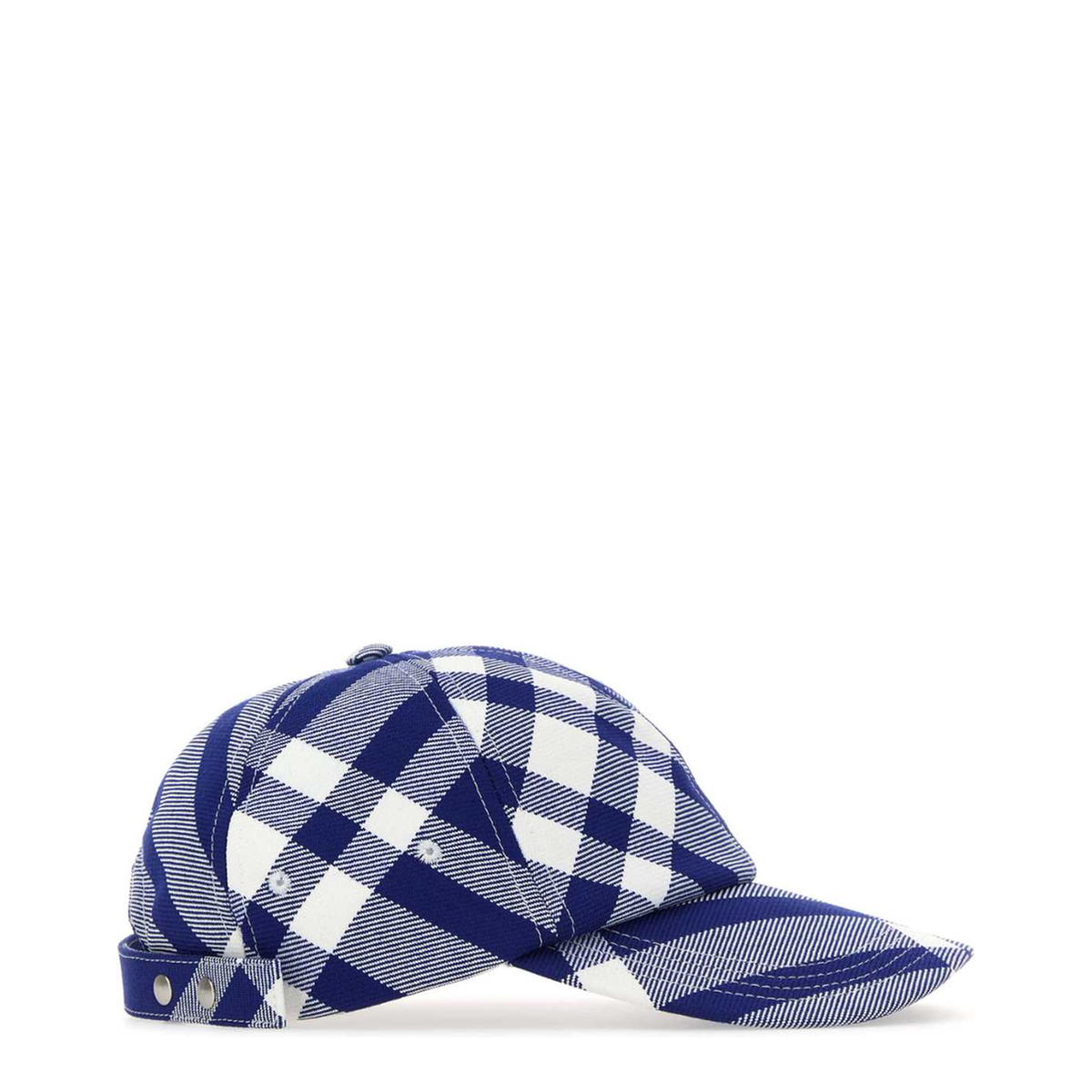 Baseball Cap with Tartan Pattern