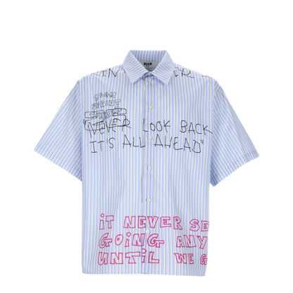 MAYFEYR - MSGM - Cotton Print Shirt - 4040ME17X26705584
