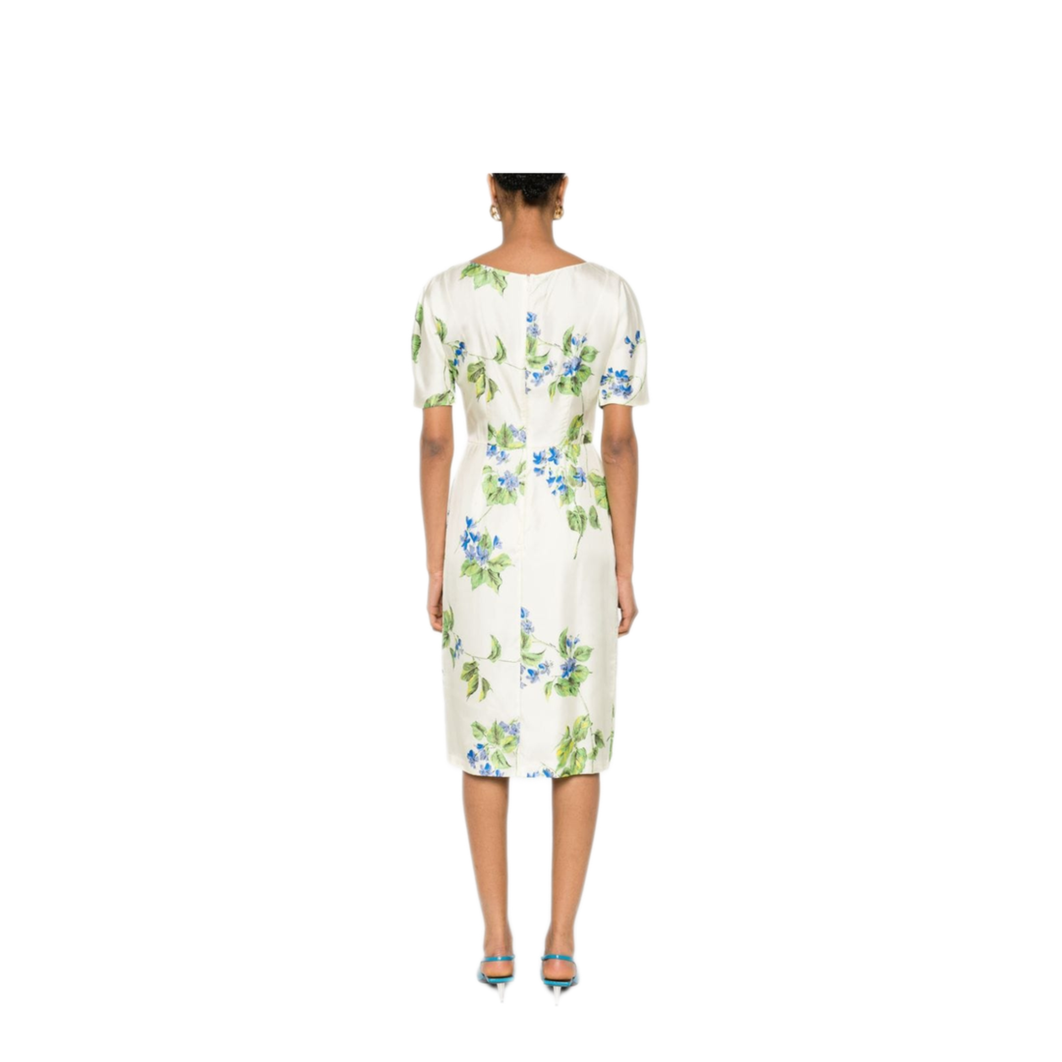 MAYFEYR - Prada - Floral-Print Twill Dress - P3L96RSOOO14NZF0K74