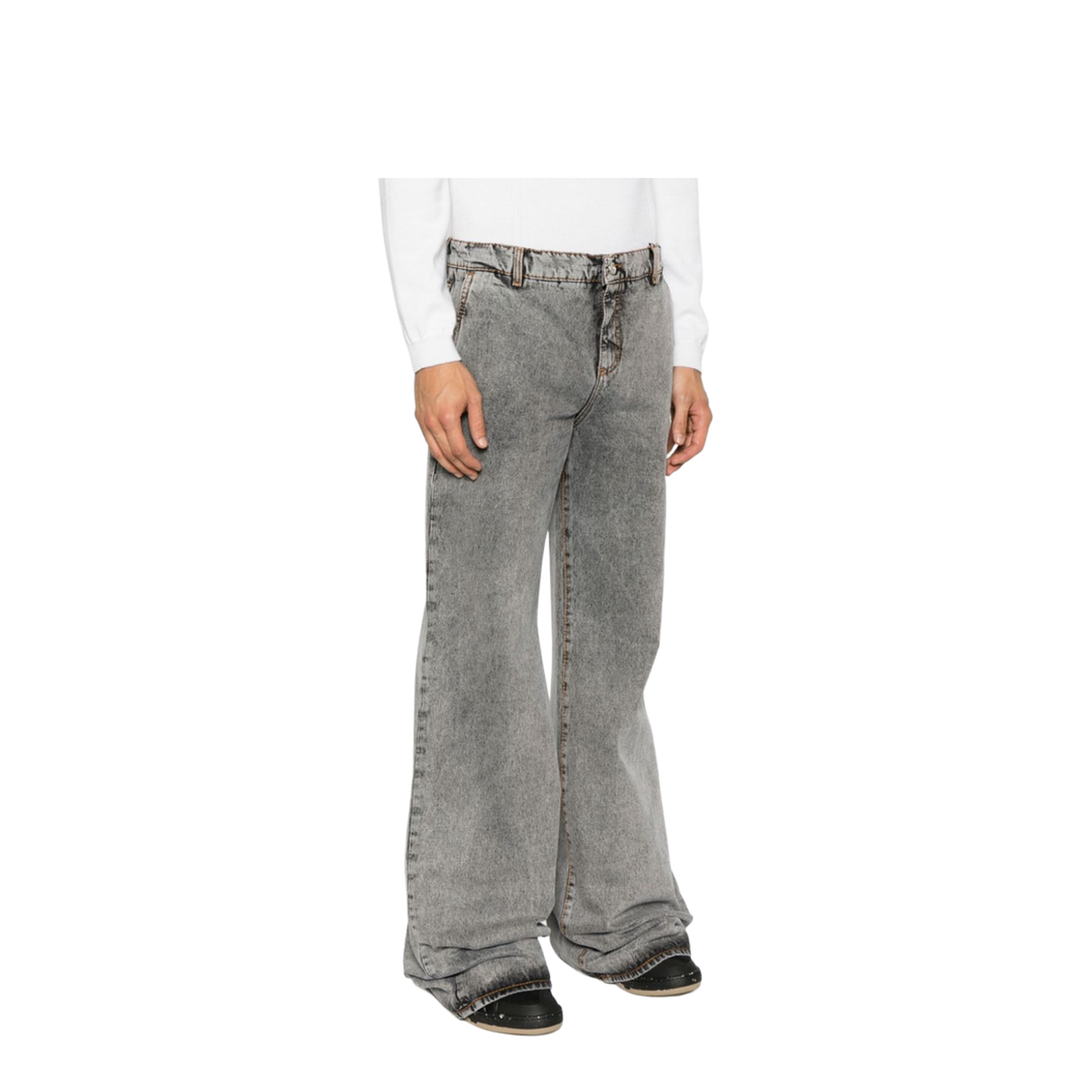 Wide Leg Flared Jeans