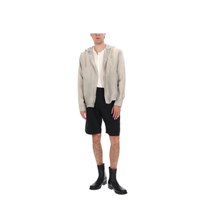 MAYFEYR - Our Legacy - "Leisure" Shorts - M2264LSBSTILLBLACKCALMCUPROCOTTON