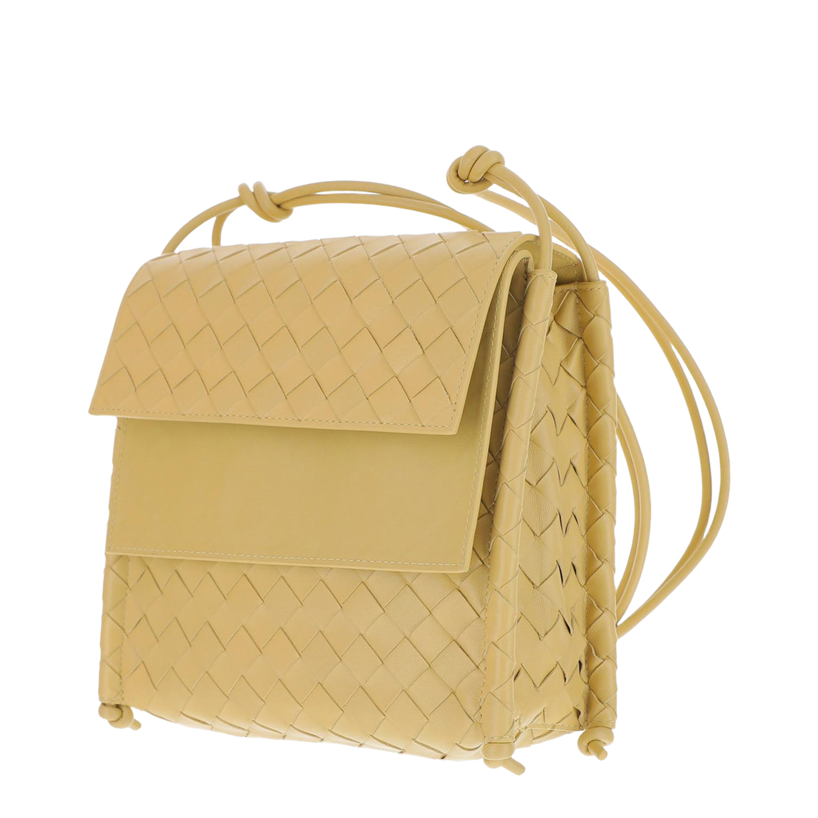 Intrecciato Woven Design Crossbody Bag