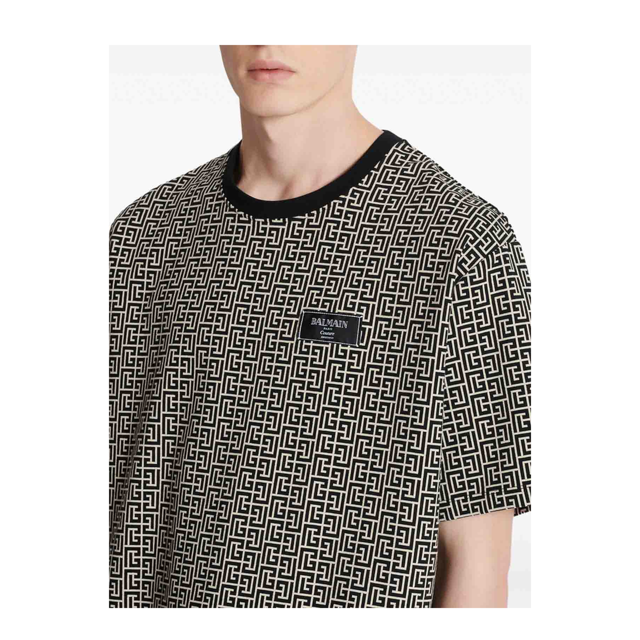 Monogrammed Jacquard T-Shirt