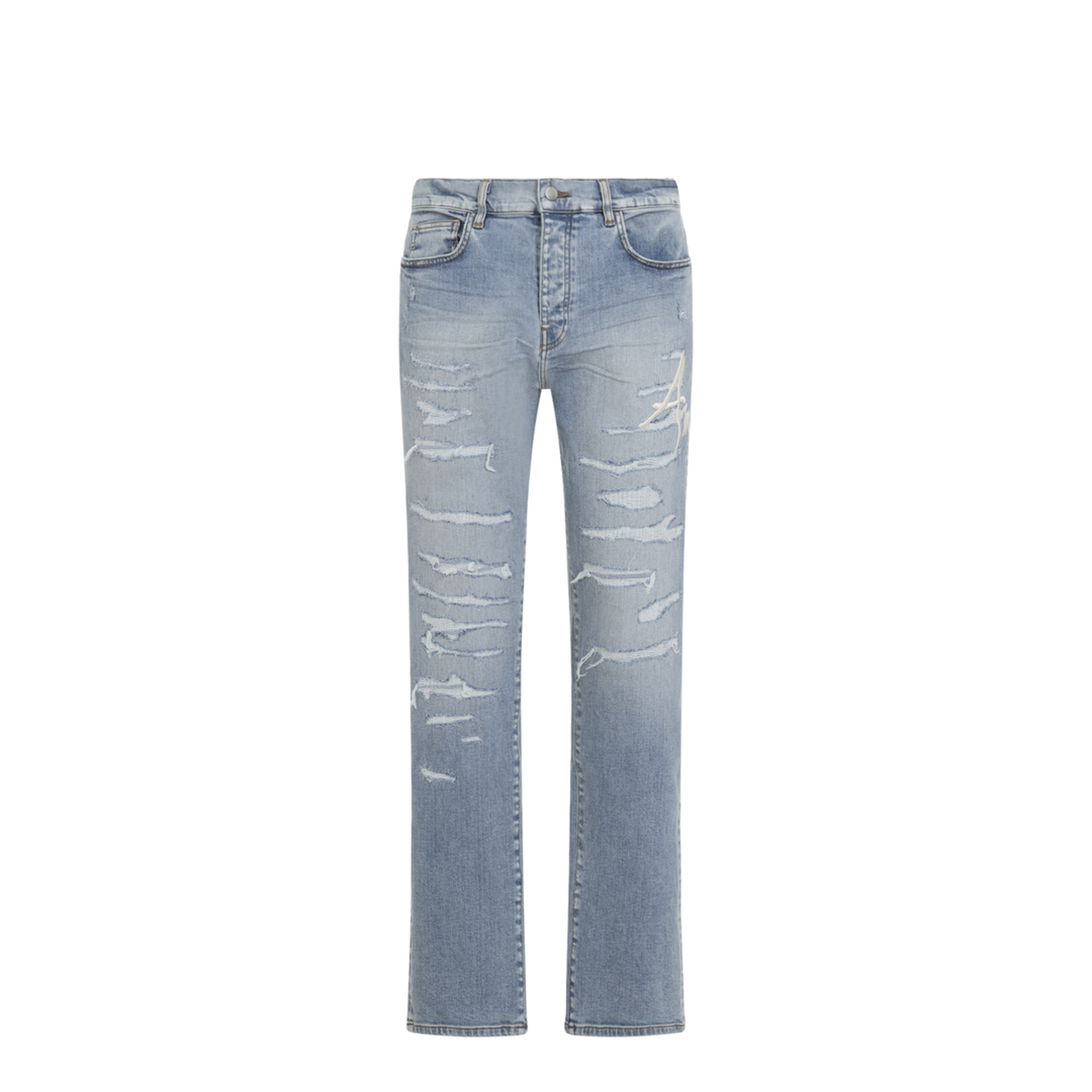 MAYFEYR - Amiri - Repaired Slim Jeans - AMBMJE1060