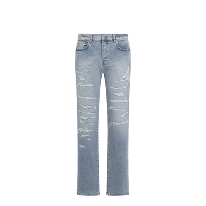 MAYFEYR - Amiri - Repaired Slim Jeans - AMBMJE1060